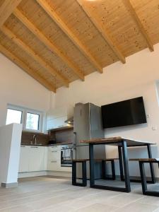 Kuchyň nebo kuchyňský kout v ubytování Casa Ida am Hainer See