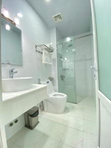 Koupelna v ubytování Cara Hostel & Spa