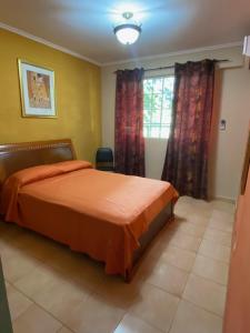 Voodi või voodid majutusasutuse Canal Inn Panama toas