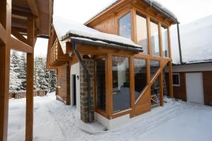 Burfa Cabin v zimě