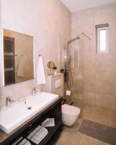 Koupelna v ubytování Luxury wellness apartment SHA