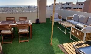 Balkon lub taras w obiekcie Ático de ensueño, El Toyo, Almería - Playas, Golf, Cabo de Gata