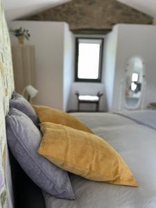Posteľ alebo postele v izbe v ubytovaní A Costa, Valle del Mendo