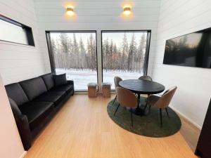 Posezení v ubytování Arctic Iglu Levi + 10 fotografií