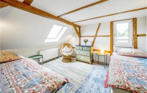 Voodi või voodid majutusasutuse Gorgeous Home In Knigsee With Wifi toas
