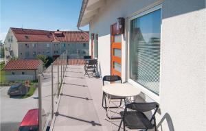 Μπαλκόνι ή βεράντα στο Awesome Apartment In Visby With Kitchen
