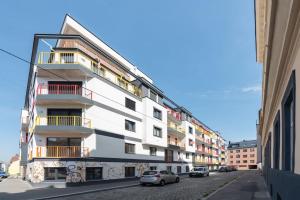 Budova, v ktorej sa apartmán nachádza