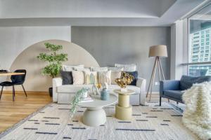Posezení v ubytování The Smart Concierge - Damac Waves