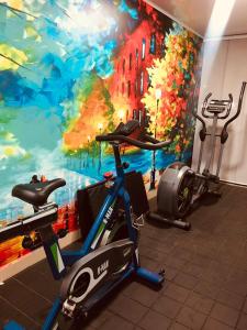Fitness centrum a/nebo fitness zařízení v ubytování Hotel San Antonio Guarne + 37 fotografií