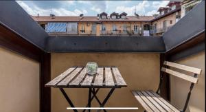 Balkón alebo terasa v ubytovaní Chalet Mia[Torino centro-Porta Nuova-Museo Egizio]