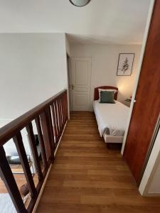 Posteľ alebo postele v izbe v ubytovaní La Mongie magnifique Appart 7 pers vue pistes, piscine, wifi, salle de sport