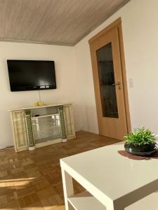 TV a/nebo společenská místnost v ubytování Bergblick Stadtmitte