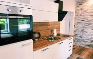 Η κουζίνα ή μικρή κουζίνα στο Studio 2 Zimmer Garten
