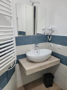 Koupelna v ubytování B&B Leon