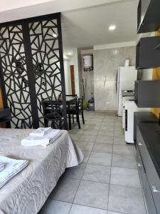 Η κουζίνα ή μικρή κουζίνα στο Buena Onda - departamento