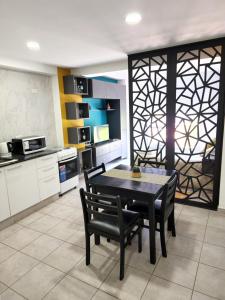 Η κουζίνα ή μικρή κουζίνα στο Buena Onda - departamento