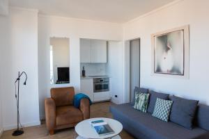 Η κουζίνα ή μικρή κουζίνα στο Appartement en bord de mer avec vue exceptionnelle