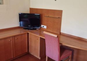 TV a/nebo společenská místnost v ubytování FEWO Gabi Haus Pacher