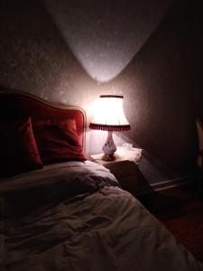 Posteľ alebo postele v izbe v ubytovaní Le Manoir des Rochers
