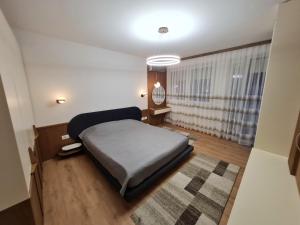 1 dormitorio con 1 cama en una habitación en Rita Apartment, en Gjakove