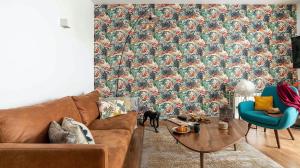 A seating area at Stunning 2 bedroom Apartment with great design Sitges centre beach