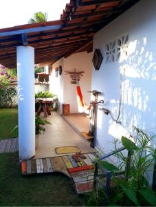 Κήπος έξω από το Casinha do Cauipe