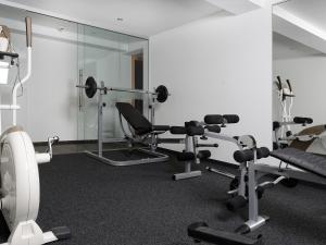 The fitness centre and/or fitness facilities at Hotel Plateau Rosa