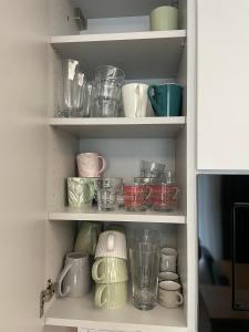Una cocina o zona de cocina en Apartmán Plešivec u sjezdovky
