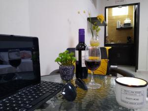 Nápoje v ubytování Hospedaje Aldana - Habitación ACUA zona centro