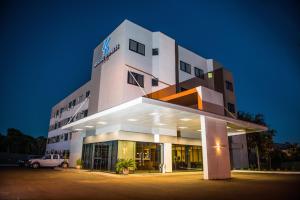 O edifício em que o hotel se localiza