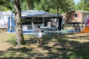 Zahrada ubytování Camping Nature L'Airial