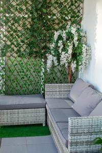 A seating area at Apartamento Séptimo cielo primera línea de mar