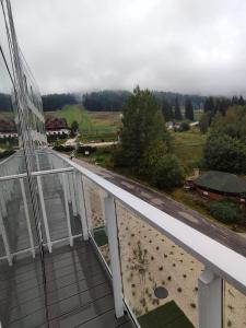 Balkón alebo terasa v ubytovaní Apartament 413 Biała Perła