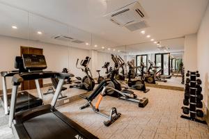 Fitness centrum a/nebo fitness zařízení v ubytování Kutaisi Inn