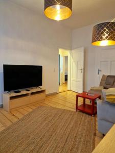 TV a/nebo společenská místnost v ubytování Zum Jakobi 5