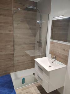 Bathroom sa Logement complet à Villeurbanne