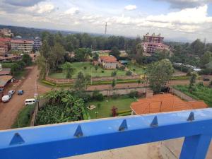 uitzicht op een park in een stad met gebouwen bij Pretty stay in Nairobi