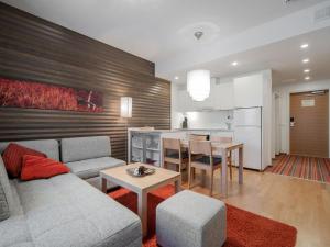 Η κουζίνα ή μικρή κουζίνα στο Holiday Home Nordic chalet 9410 by Interhome +9 φωτογραφίες