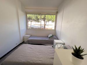 Voodi või voodid majutusasutuse Apartment Antinéa-3 by Interhome toas