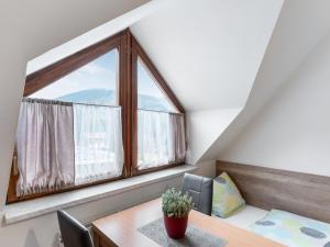 Výhľad na hory alebo výhľad na hory priamo z apartmánu