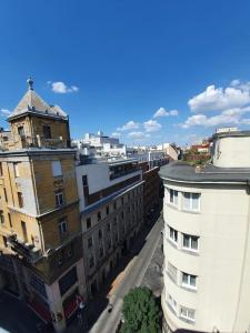 Výhľad na mesto Budapešť alebo výhľad na mesto priamo z apartmánu