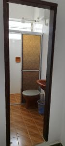 Ένα μπάνιο στο Apartamento na praia