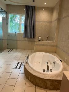 Koupelna v ubytování Lisa Motel