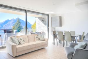 Nespecifikovaný výhled na hory nebo výhled na hory při pohledu z apartmánu