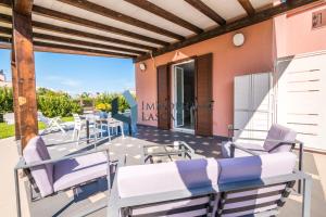 Balkón alebo terasa v ubytovaní Villa Luana, a pochi passi dal mare