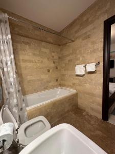 Phòng tắm tại Apartament Otopeni