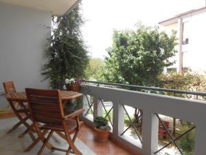 Balkón alebo terasa v ubytovaní Secret Garden 76 sq.m. apartment close to city center