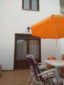 Patio alebo iná vonkajšia časť ubytovania LA QUEDADA DE NAVA