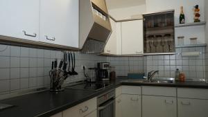 Kuchyň nebo kuchyňský kout v ubytování Gemütliches Apartment in Bad Berneck