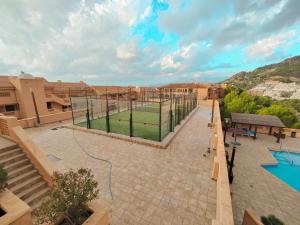 an image of a tennis court on a tennis court at Luxury Apartments Mascarat in Altea